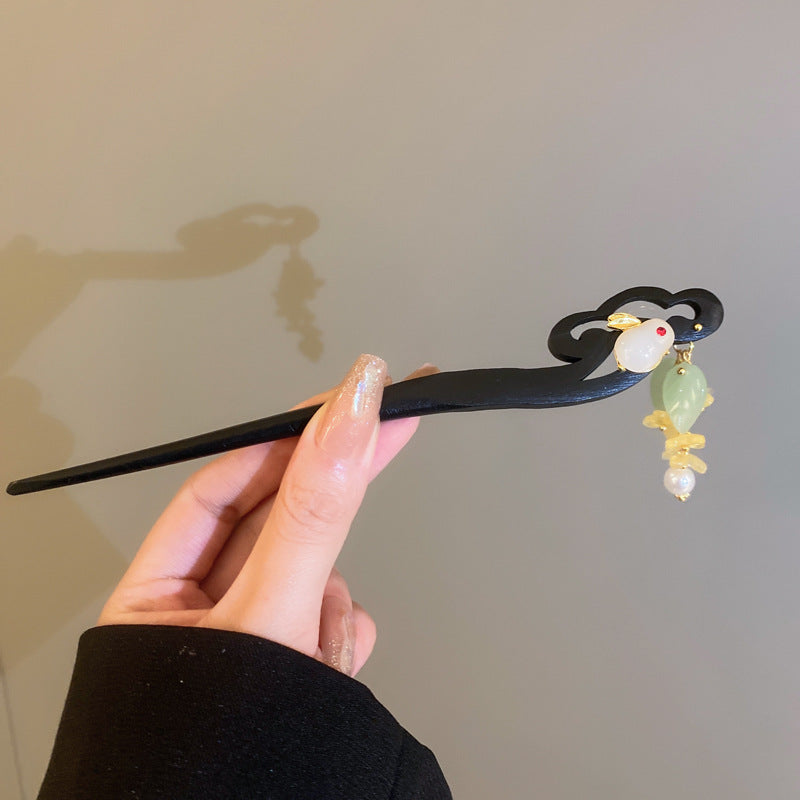 Fashion Tassel Rabbit Hairpin Cn0011