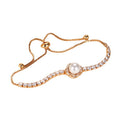 Fashion SUNFLOWER Full Diamond Bracelet
