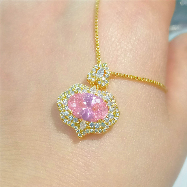 خواتین کا مصنوعی زرکونیم لاک آف گڈ وِشز خوبصورت ہار