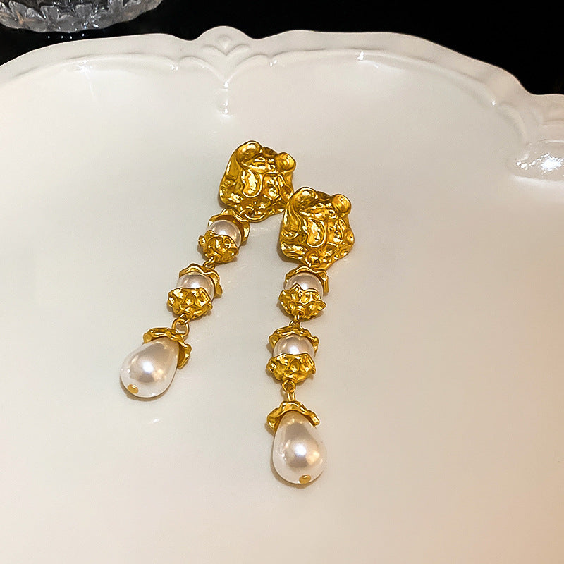 Love Palace Style Retro Stud Earrings Cn0019