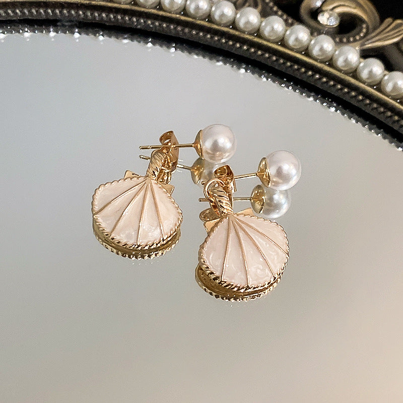 Silver Needle Shell Eardrops Cn0026