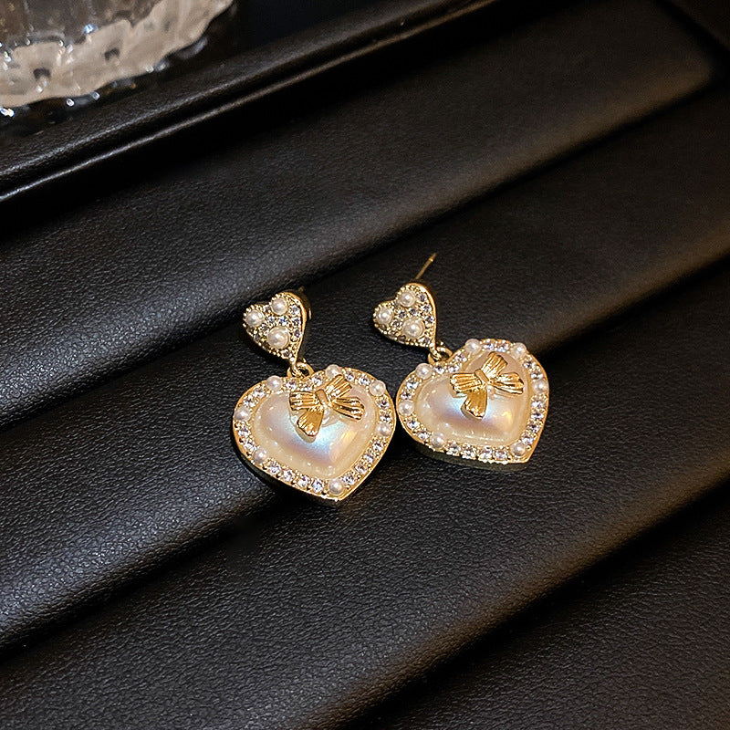 Retro Alphabet Zircon Earrings Cn0018