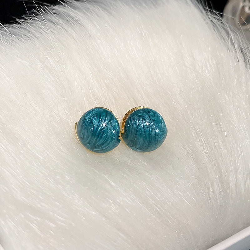 Vintage Dripping Bean Ear Clips Earrings Cn0012