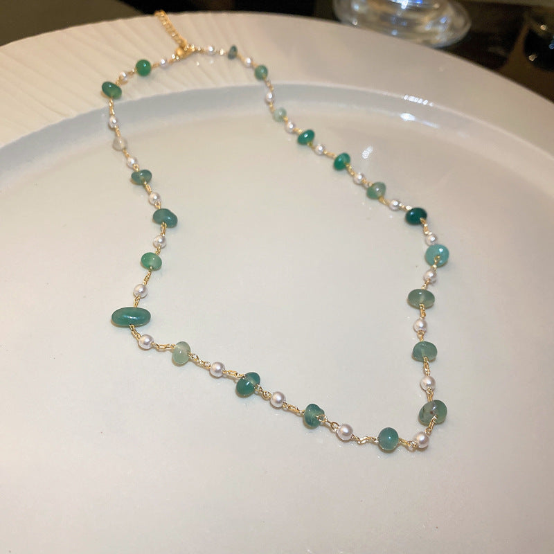 Heart Geometric Necklace Cn0039