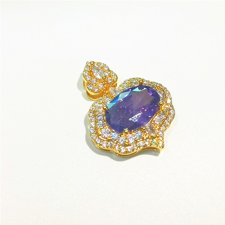 خواتین کا مصنوعی زرکونیم لاک آف گڈ وِشز خوبصورت ہار