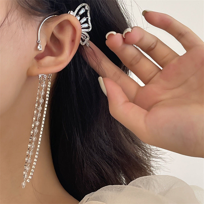 گیره گوش پروانه ای وروجک آویزان بدون سوراخ گوش