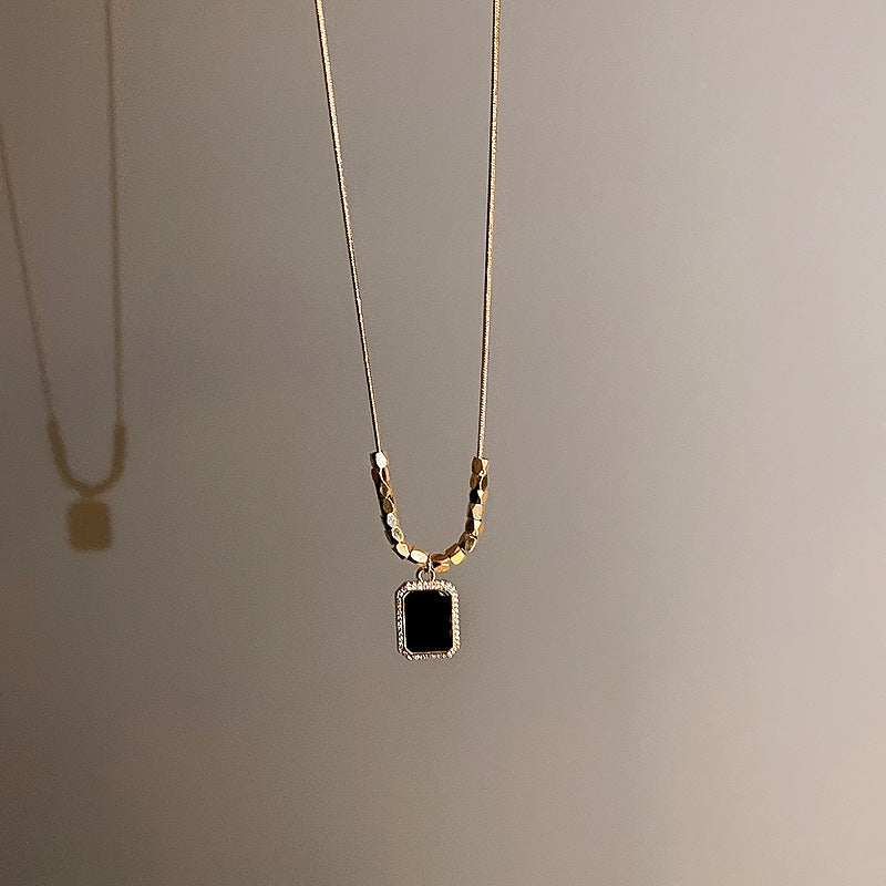 Zircon with Diamond Necklace Cn0056