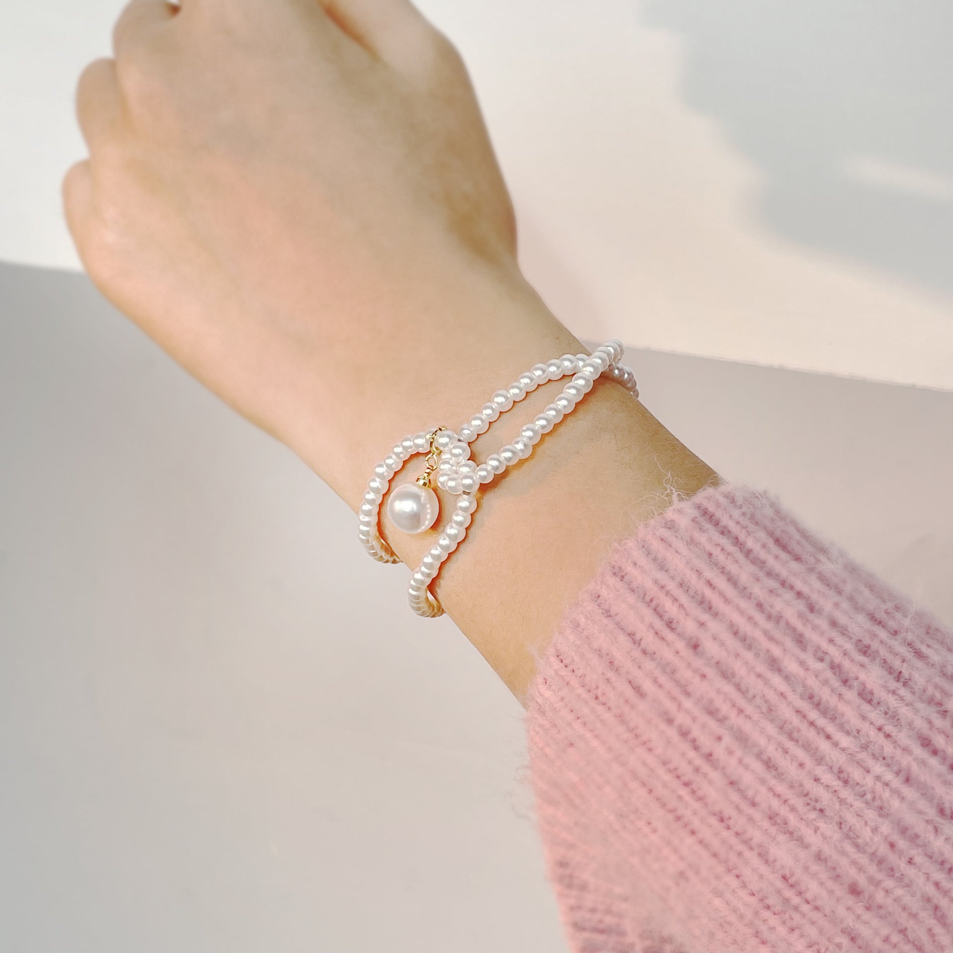 French lazy style temperamental bracelet double layer twin special-interest design all-match gentle temperamental bracelet women