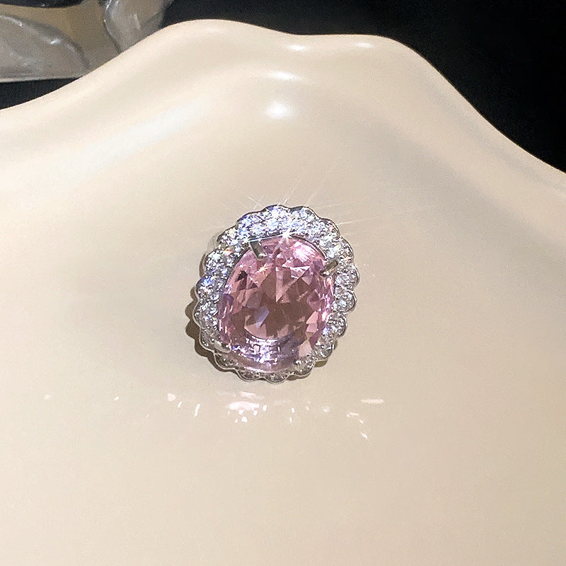 Emerald Zircon Stitching Ring Cn0015