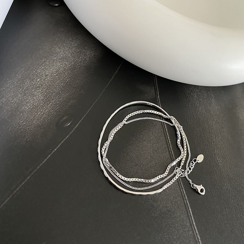 মাল্টি-লেয়ার ব্রেসলেট মহিলাদের বিপরীতমুখী ফ্যাশন মিনিমালিজম ব্যক্তিগতকৃত ব্রেসলেট ব্রেসলেট