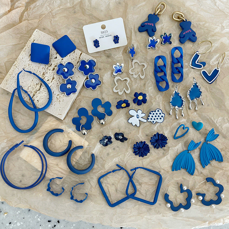 Klein Blue Earrings Cn0043