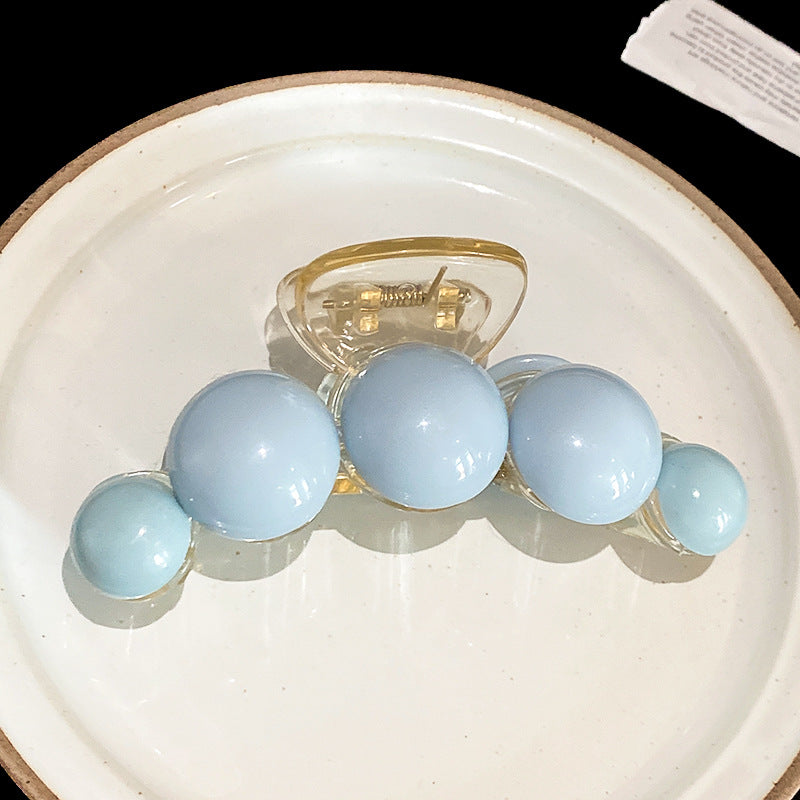 Acrylic round Beads Barrettes Cn0027