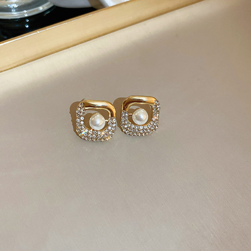 Letter Love Heart Bow Tie Earrings Cn0068