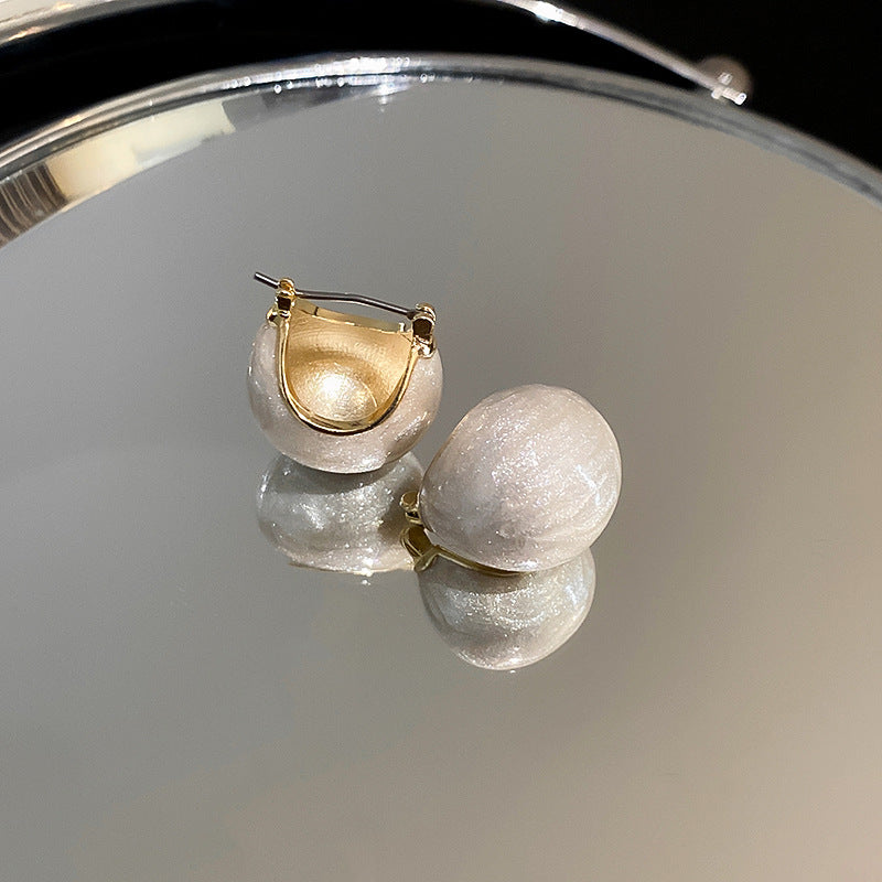 Vintage Dripping Bean Ear Clips Earrings Cn0012