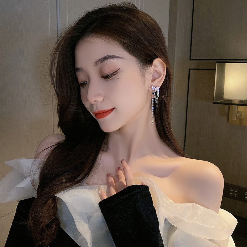 Pentagram Stud Earrings Female Minimalist Star Small Earrings