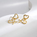 Loving Heart Zircon Earrings