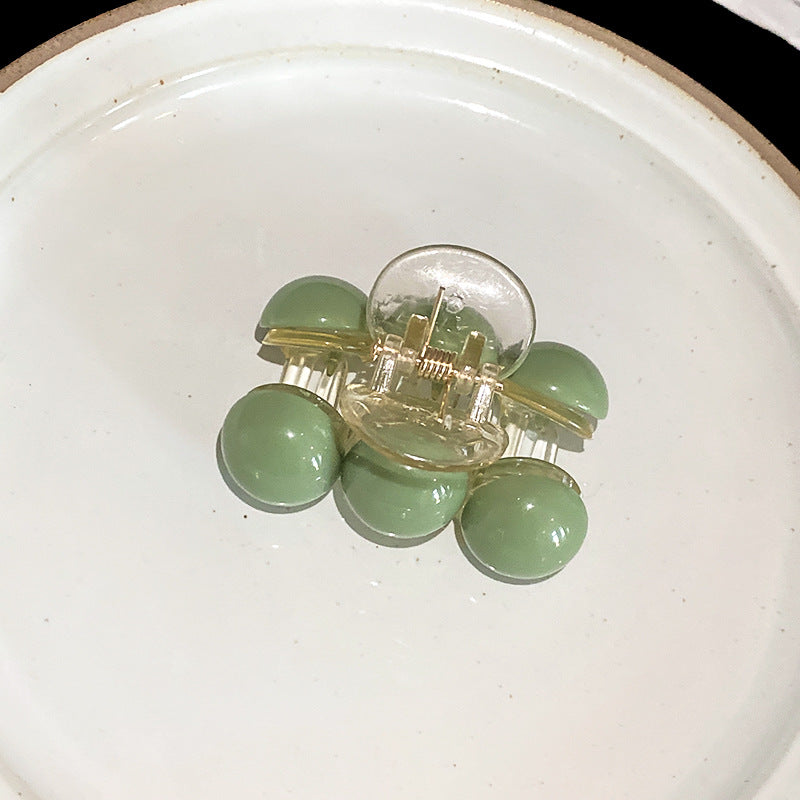 Acrylic round Beads Barrettes Cn0027