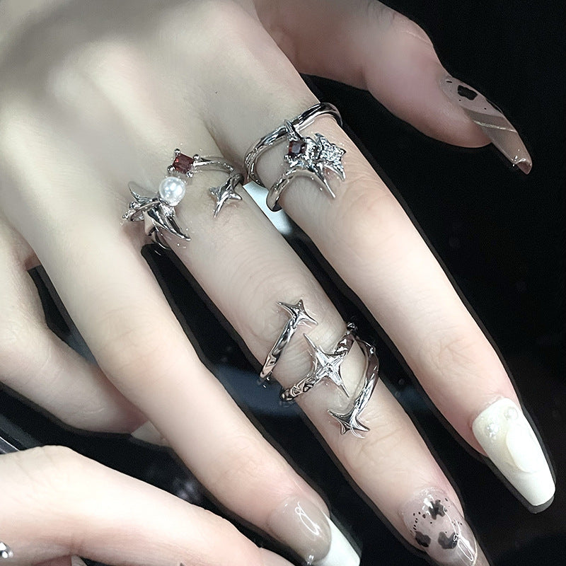 Universe Asterism Zircon Ring CN0004