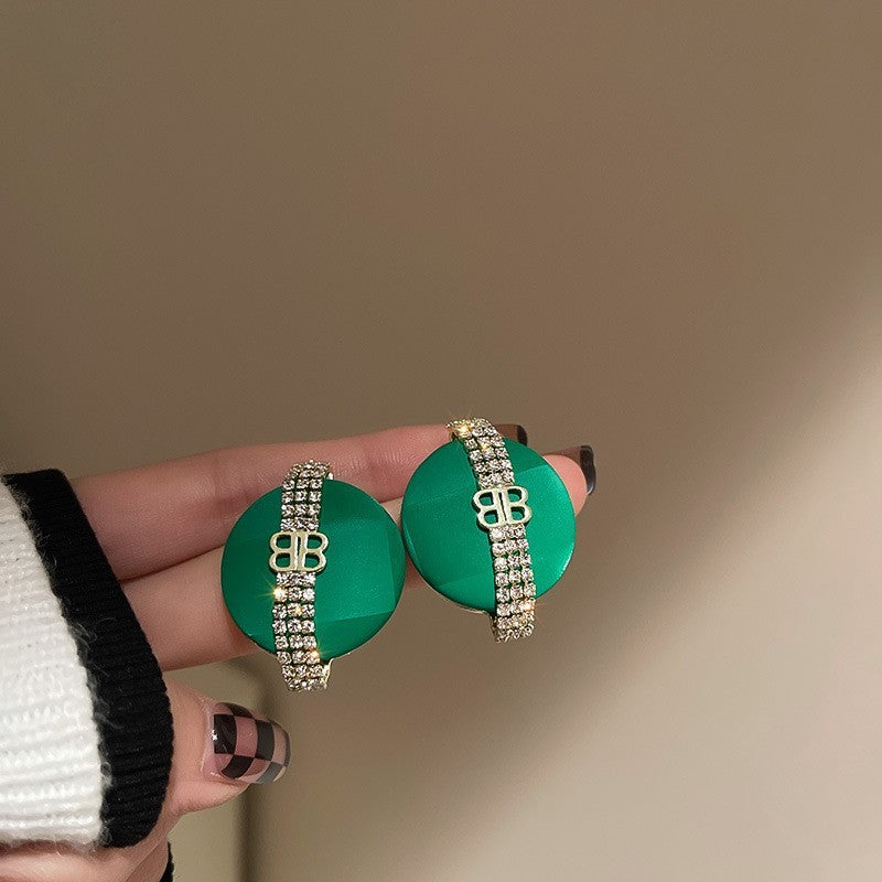 Sweet Kuchao Flu Dark Wind Ear Studs Cn0022