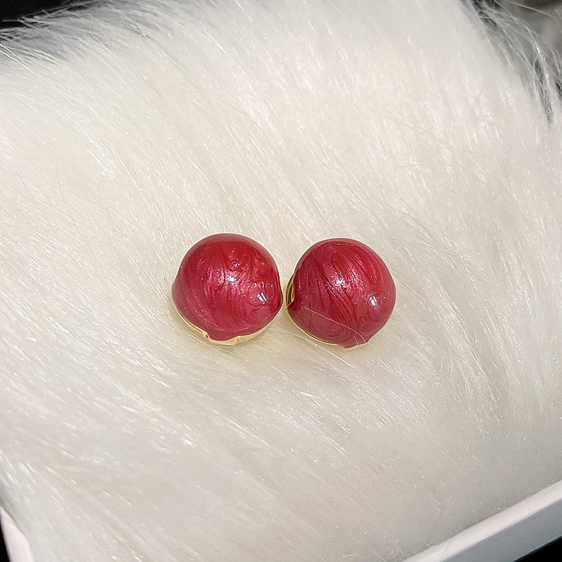 Vintage Dripping Bean Ear Clips Earrings Cn0012