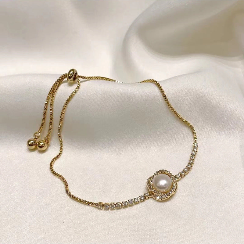 Fashion SUNFLOWER Full Diamond Bracelet