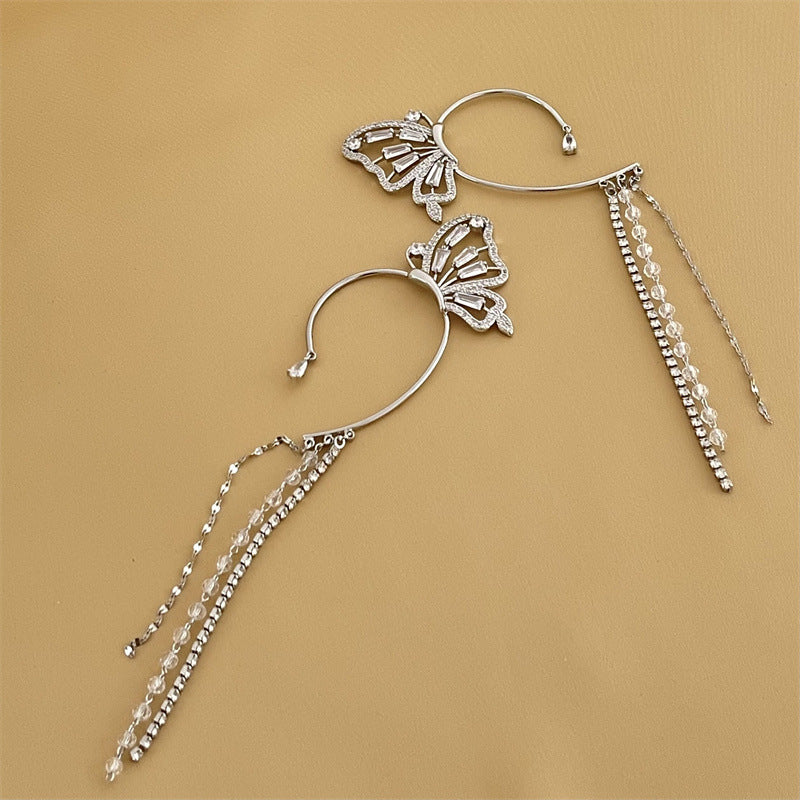 گیره گوش پروانه ای وروجک آویزان بدون سوراخ گوش