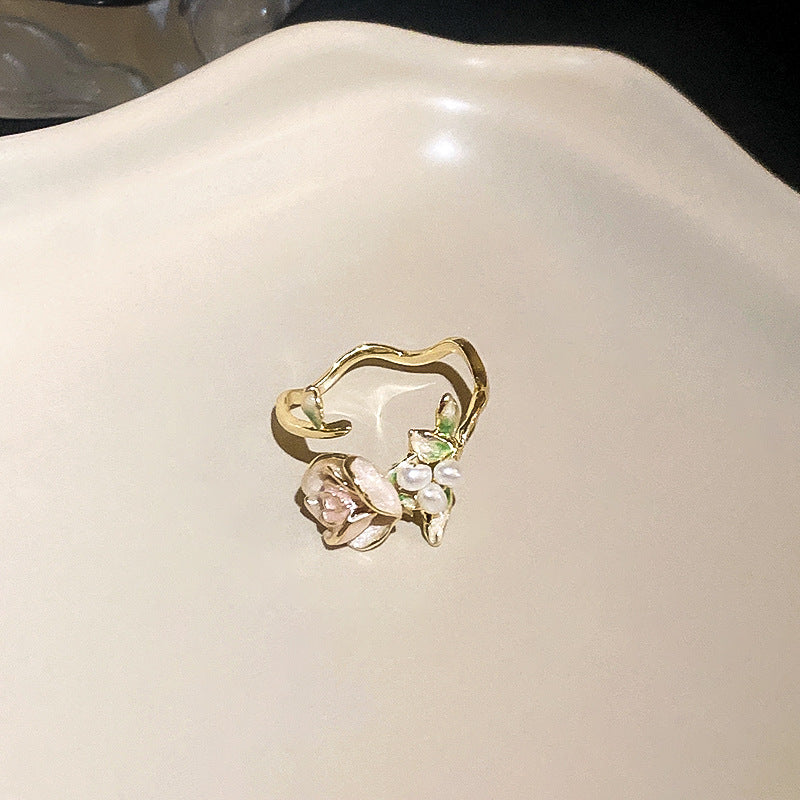 Emerald Zircon Stitching Ring Cn0015