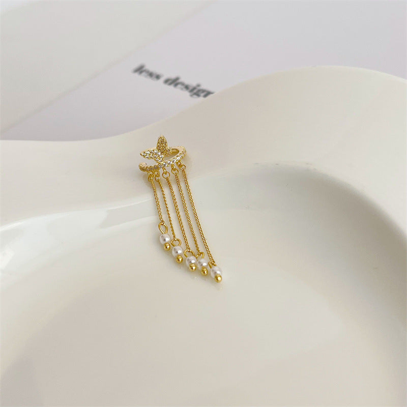 Fashion Exquisite Tassel Earrings without Piercing