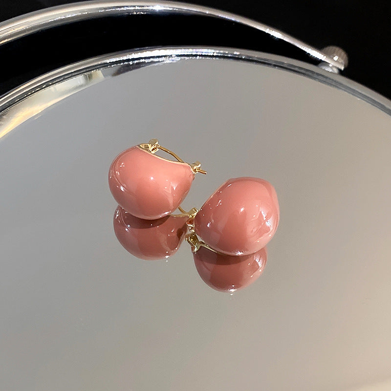 Vintage Dripping Bean Ear Clips Earrings Cn0012