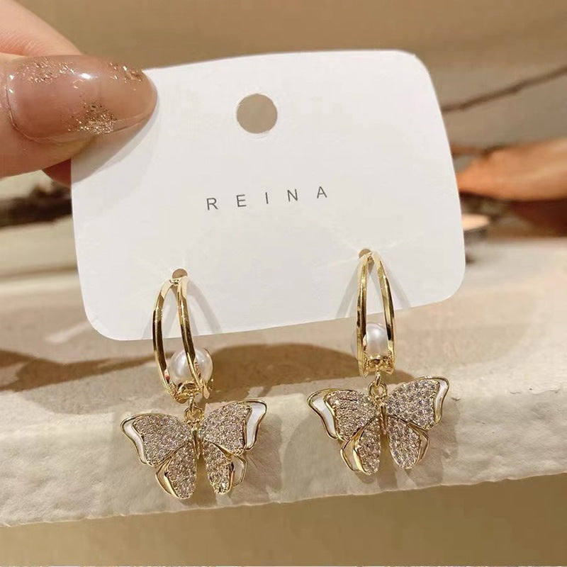 پروانه گوشواره بدلیجات گوشواره گوشواره همه کاره