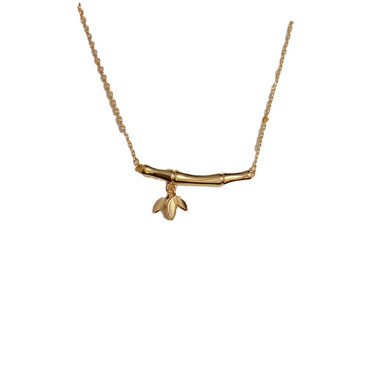 Bamboo Joint Special-Interest Design Fashion Necklace Cn0272