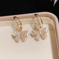 Butterfly Rhinestone Earrings Earrings All-Match Earrings