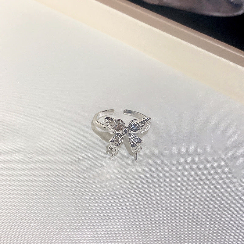 Zircon Wave Dual Layer Open-End Ring Cn0038