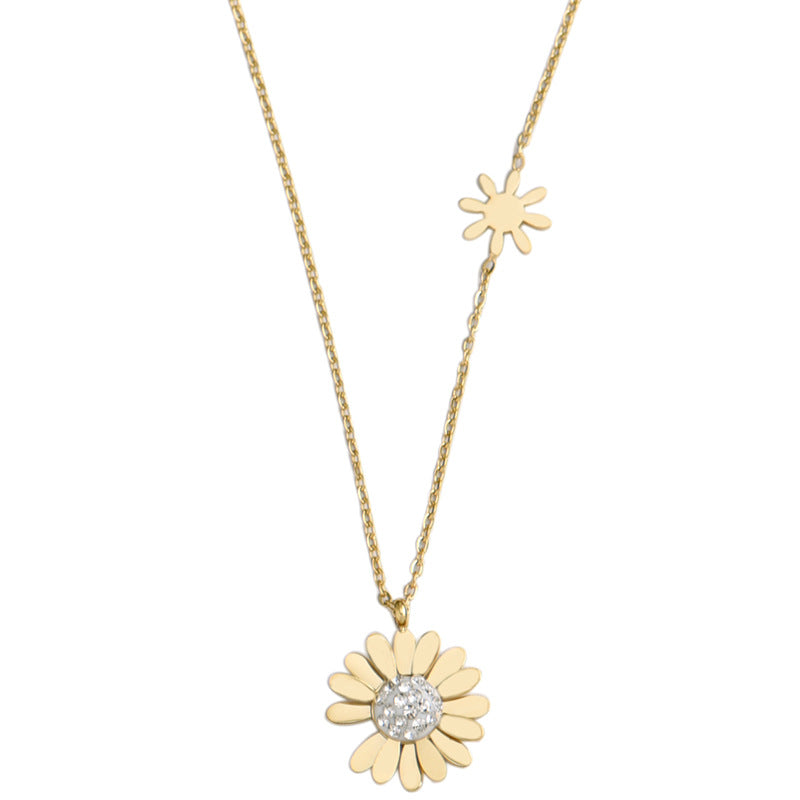 Gänseblümchenkette aus Titanstahl weiblich