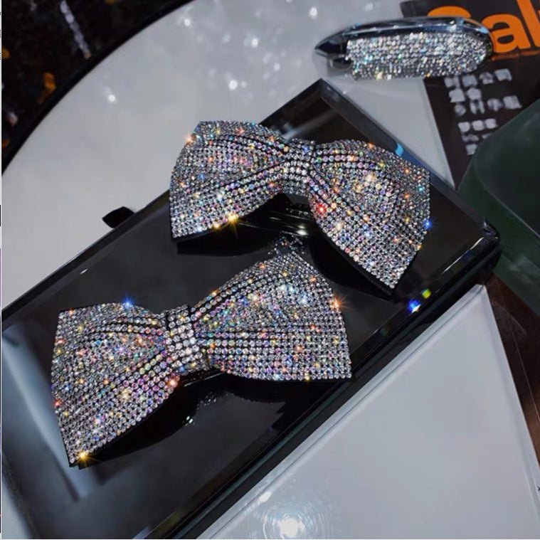 Full diamond bow hairpin