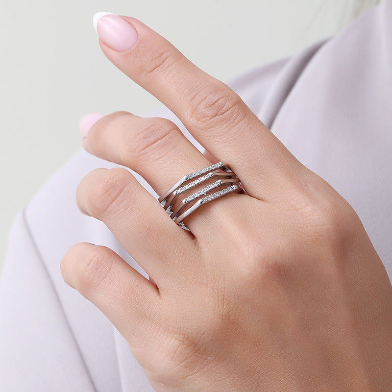 Xếp chồng vòng hình lục giác zircon