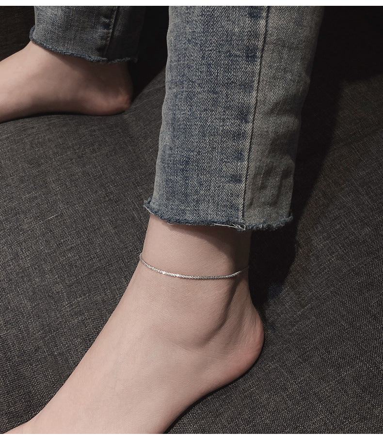 Wave light Kirin anklet baby's breath star