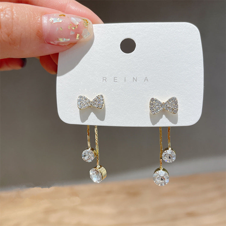 گوشواره نیو تاید منگوله زنانه سوزن نقره عیار 925