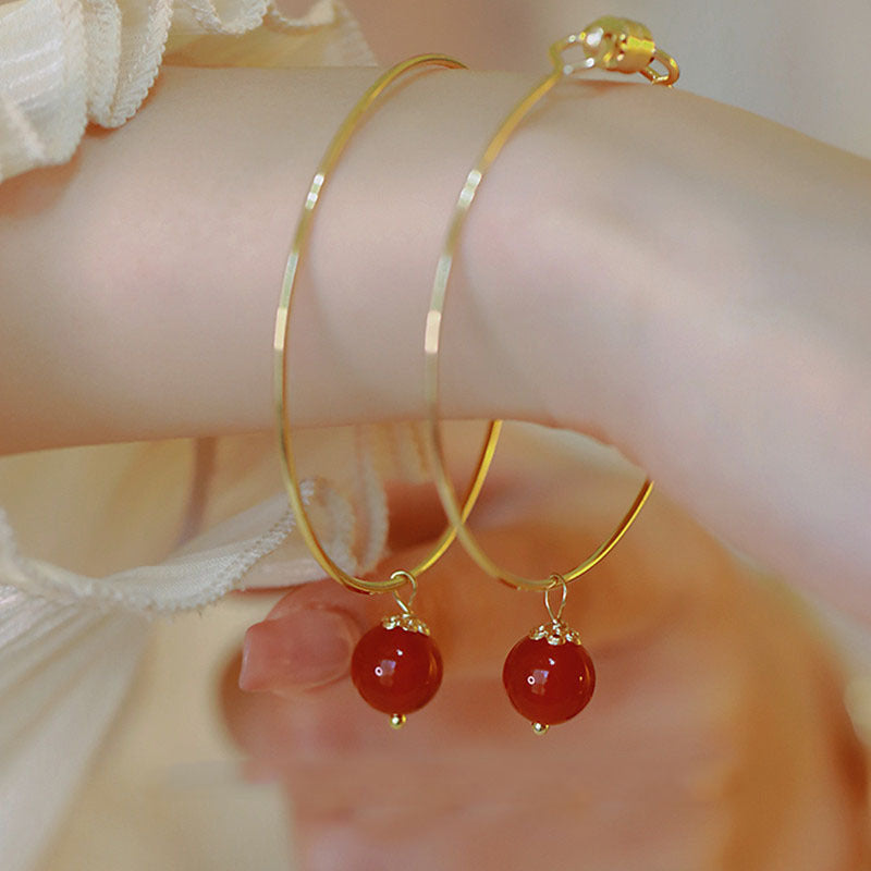 Red Bean Natural Red Agate Bracelet