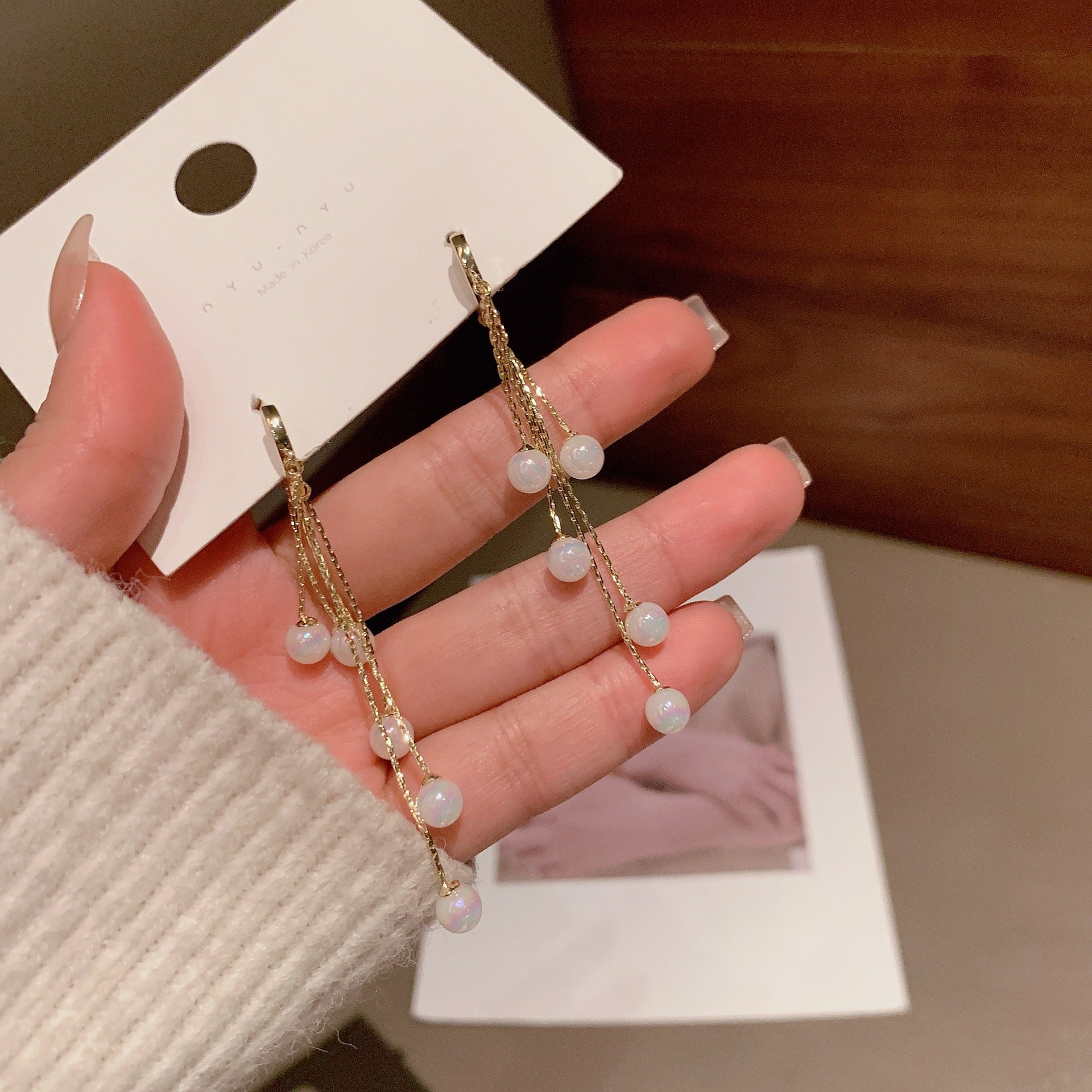 گوشواره پری دریایی Ji Huancai