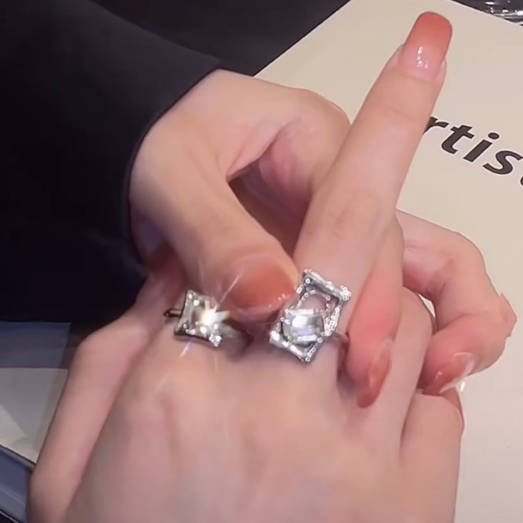 Cincin fine-tuning pembukaan kristal buatan geometris