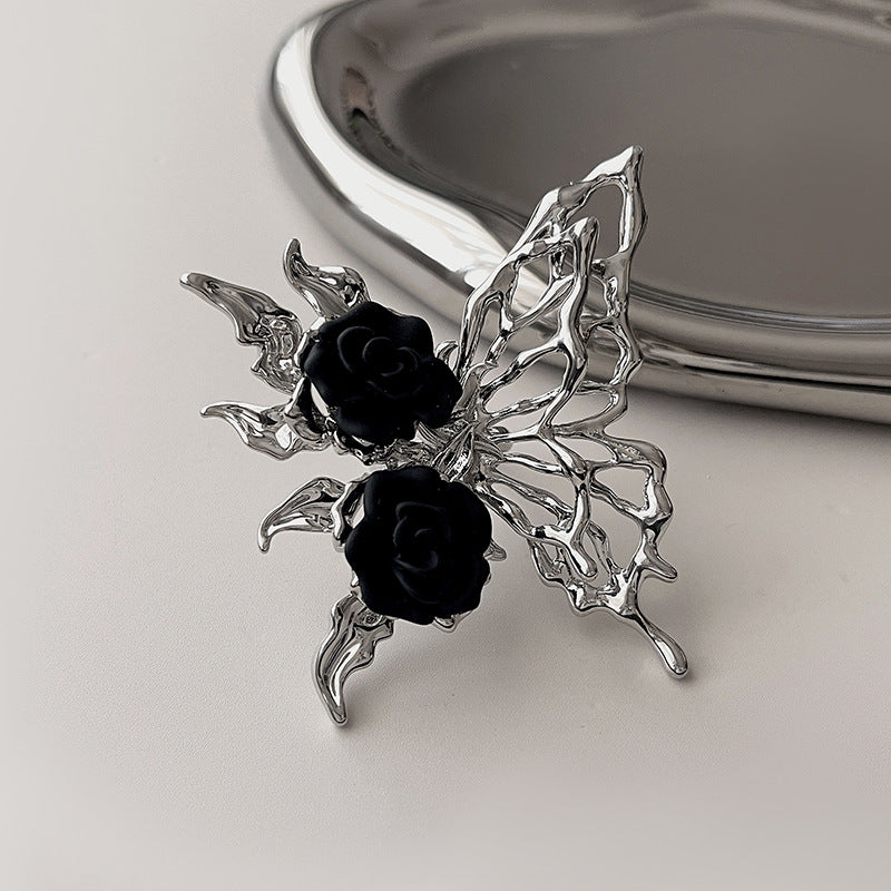 रोज बटरफ्लाई रिंग फीमेल ओपनिंग एडजस्टेबल