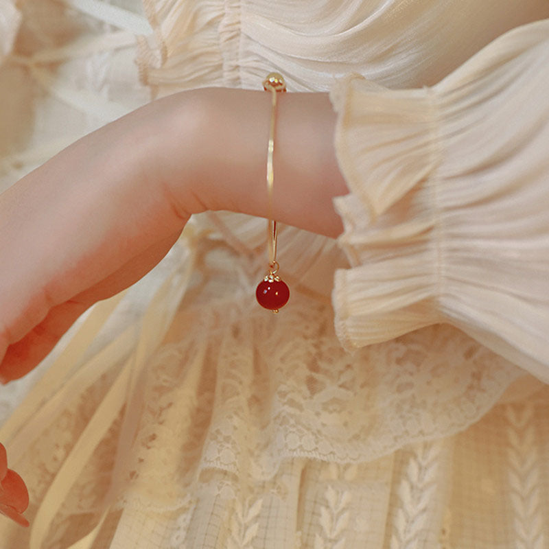 Red Bean Natural Red Agate Bracelet