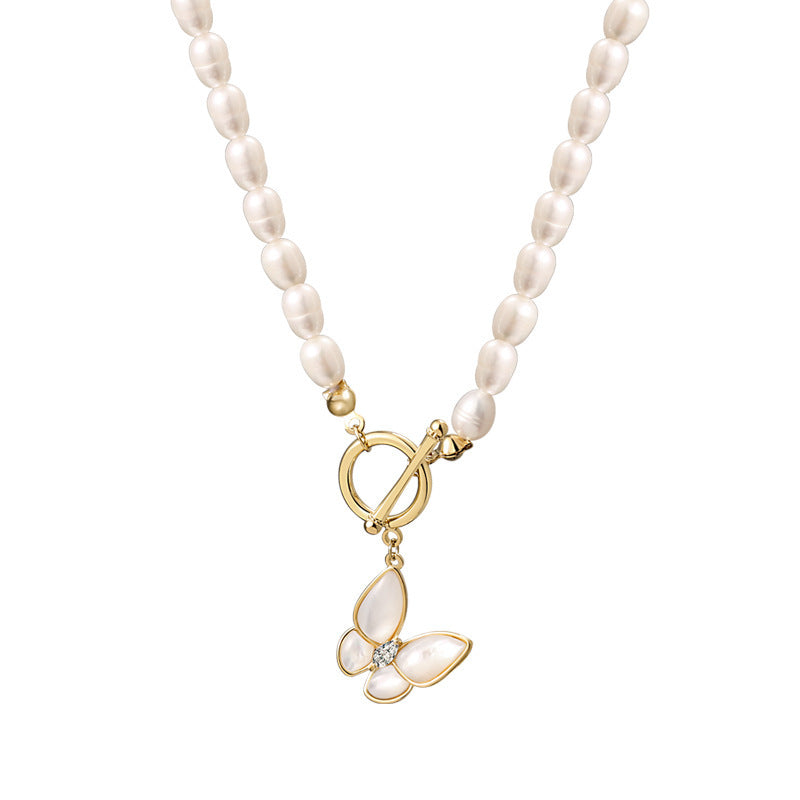 Freshwater Butterfly Necklace Bracelet