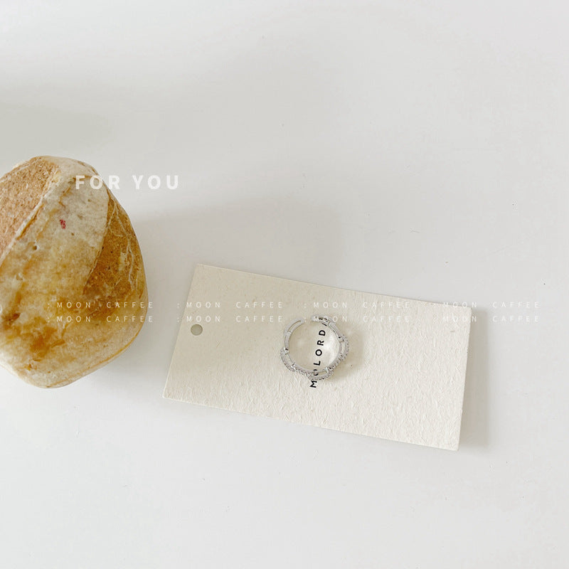 Pembukaan cincin tembaga zirkon berlian penuh dapat disesuaikan