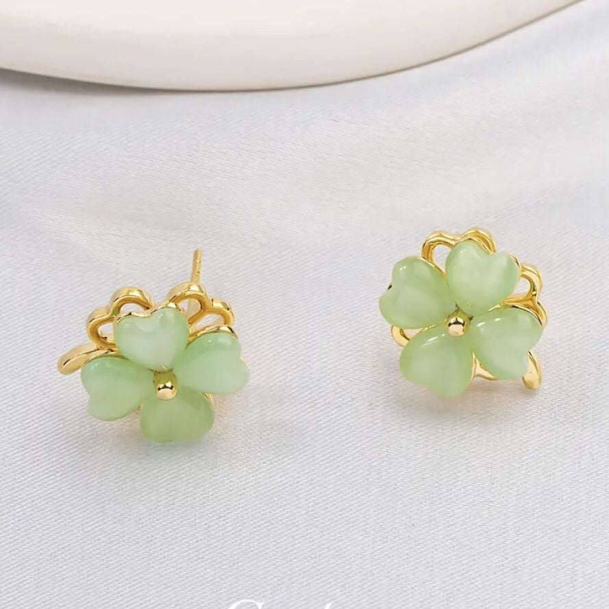Vòng cổ opal xanh xoay được