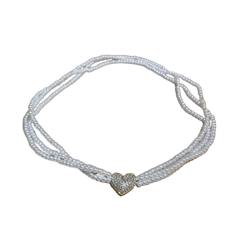 True Gold galvanisierte Magnet-Diamant-Liebes-Halskette