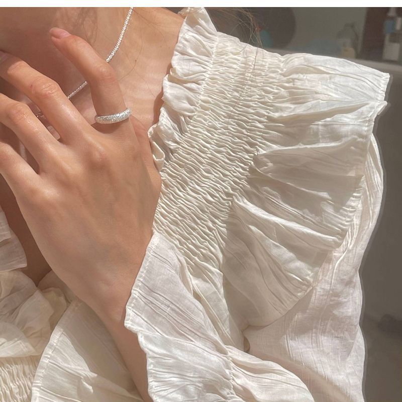 حلقه کهکشانی مات نقره 925 عیار ست 2 ست