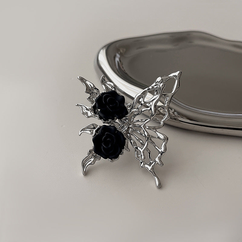 रोज बटरफ्लाई रिंग फीमेल ओपनिंग एडजस्टेबल