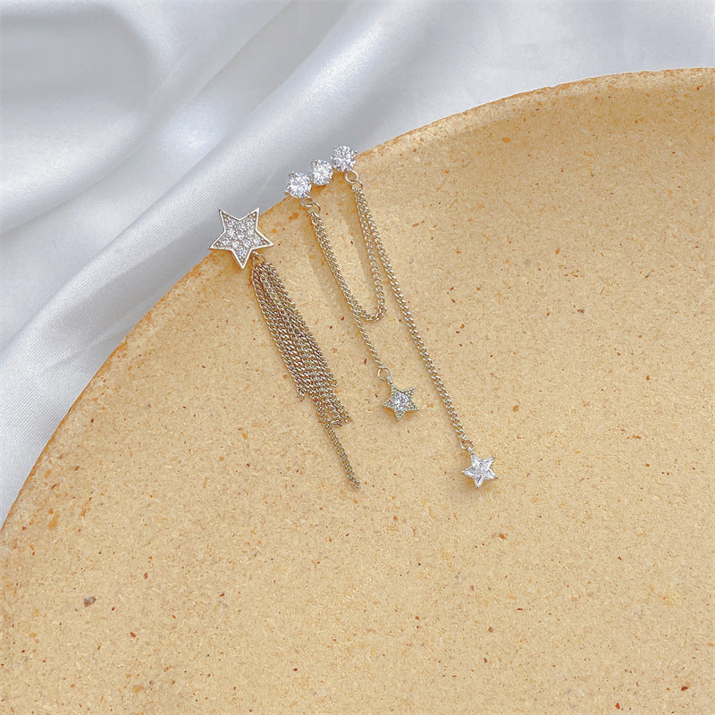 Star Asymmetric Earrings